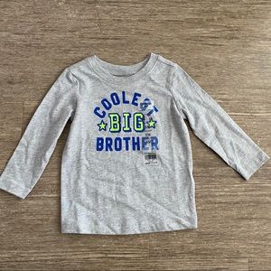 Carter’s Coolest Big Bother Long Sleeve Boys Tee